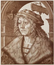 Portrett av Johannes Paumgartner, 1512 (chiaroscuro tresnitt)